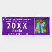 Grad Photo Banner - Class Of Personalized Custom (Horizontal)