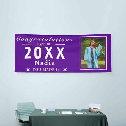 Grad Photo Banner - Class Of Personalized Custom (Messeveranstaltung)