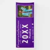 Grad Photo Banner - Class Of Personalized Custom (Vertikal)