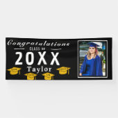 Grad Photo Banner - Personalized Congrats Custom (Horizontal)
