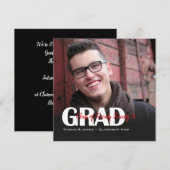  Grad Photo with Color Script Year Square Ankündigung (Vorne/Hinten)