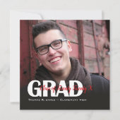  Grad Photo with Color Script Year Square Ankündigung (Vorderseite)