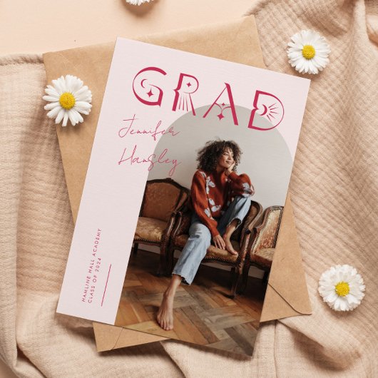 GRAD Pink Arch Mystischer Abschluss Ankündigung