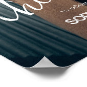 Grad Poster - Custom Name Date Save The Date (Ecke)