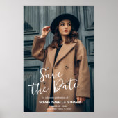 Grad Poster - Custom Name Date Save The Date (Vorne)