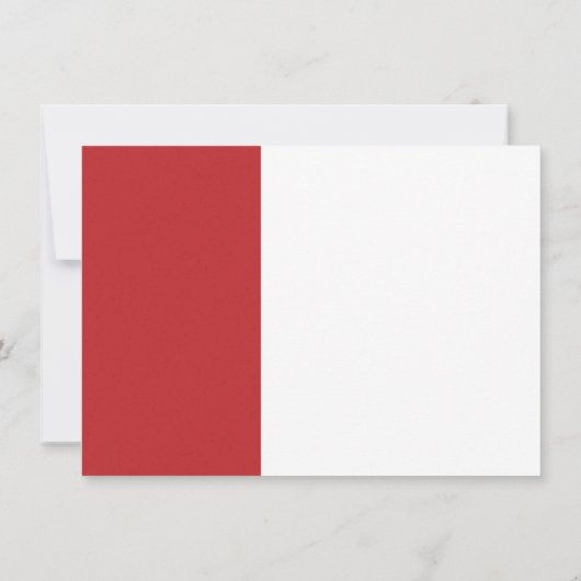 Grad Red White Abschluss 2025 Einladung (Rückseite)