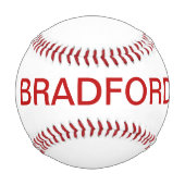 Grad Roter Name Datum Abschluss Geschenk Baseball (Rückseite)