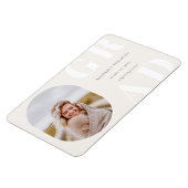 GRAD Rounded Foto Frame Abschluss Magnet (Linke Seite)