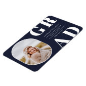 GRAD Rounded Foto Frame Abschluss Magnet (Linke Seite)