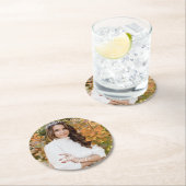 Grad Runder Pappuntersetzer (Vor Ort)