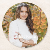 Grad Runder Pappuntersetzer (Vorderseite)