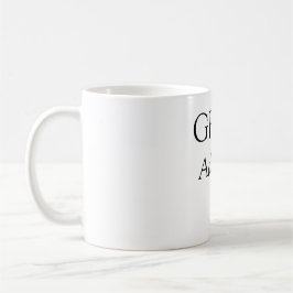 Grad schlicht minimaler Abschluss elegante moderne Kaffeetasse