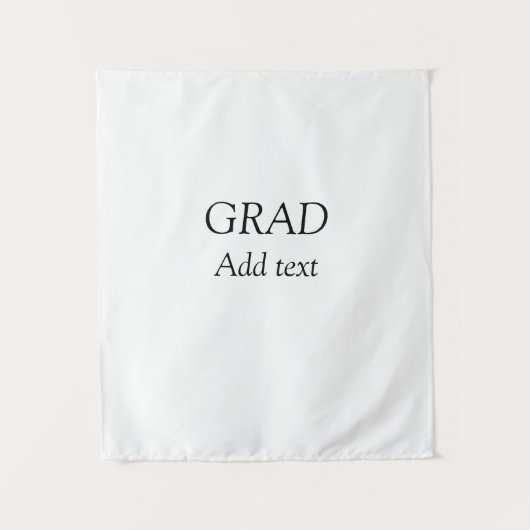 Grad schlicht minimaler Abschluss elegante moderne Wandteppich (Vorderseite)