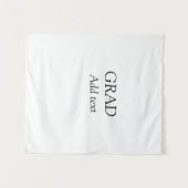 Grad schlicht minimaler Abschluss elegante moderne Wandteppich (Vorderseite (Horizontal))