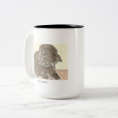 Grad-Schüler Zwei-Tone-Kaffee-Tasse Zweifarbige Tasse (Vorderseite Links)