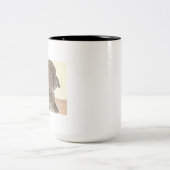 Grad-Schüler Zwei-Tone-Kaffee-Tasse Zweifarbige Tasse (Mittel)