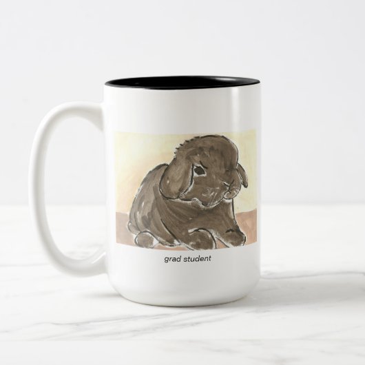 Grad-Schüler Zwei-Tone-Kaffee-Tasse Zweifarbige Tasse (Links)