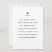 Grad Schwarz-Weiß-Foto Ankündigung (Rückseite)