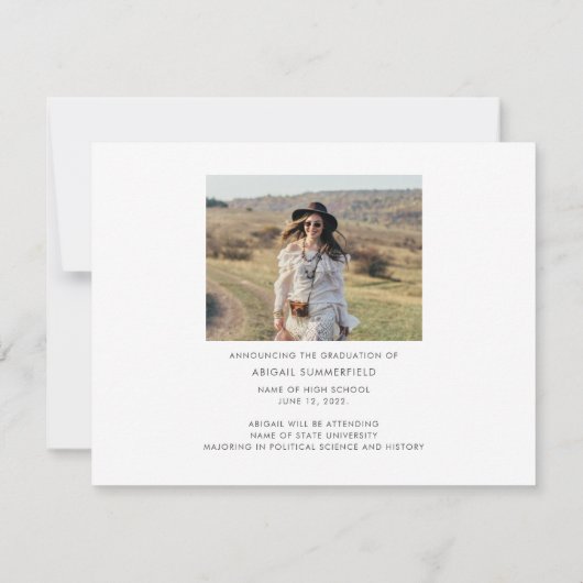 Grad Script 2 Fotos Abschluss 2025 Ankündigung (Rückseite)