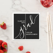 Grad-Script-Graduierungspartei Serviette (Beispiel)
