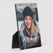 Grad-Skriptüberlagerung | Abschluss Foto Vertikal Fotoplatte (Seite)