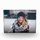 Grad-Skriptüberlagerung | ABSCHLUSS Fotoblock (Vorderseite)