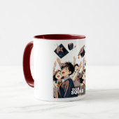 Grad Squad 2025 Caps Toss Tasse (Vorderseite Links)