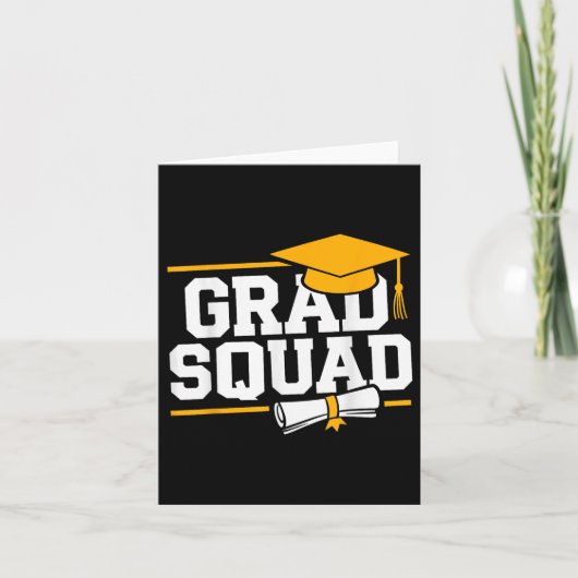 Grad Squad Cl von 2025 Abschluss Karte (Vorderseite)