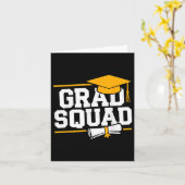 Grad Squad Cl von 2025 Abschluss Karte (Gelbe Blume)
