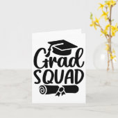 Grad Squad Cl von 2025 Abschluss Karte (Gelbe Blume)