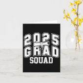Grad Squad Cl von 2025 Abschluss Karte (Gelbe Blume)
