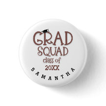 Grad Squad Girly Name Jahr Graduate