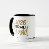 Grad Squad Gold Black Tasse (Vorderseite Links)