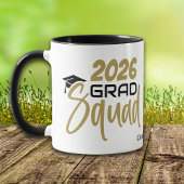 Grad Squad Gold Black Tasse