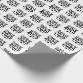 Grad Star-Klasse 2025 Abschluss Geschenkpapier (Ecke)