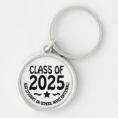 Grad Star-Klasse 2025 Abschluss Schlüsselanhänger (Vorne)