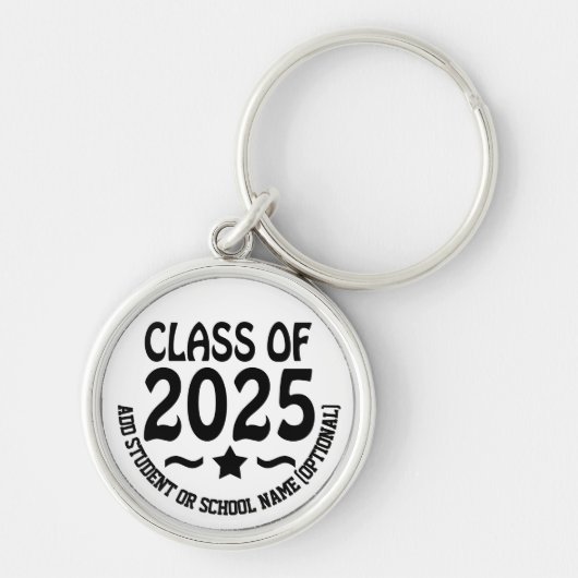 Grad Star-Klasse 2025 Abschluss Schlüsselanhänger (Vorne)