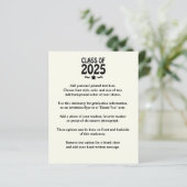 Grad Star-Klasse der Ankündigung von Abschluss 202 (Stehend Vorderseite)