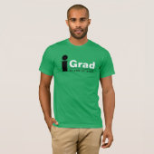 Grad. T - Shirt personalisierter Abschluss (Vorne ganz)