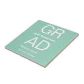 Grad Typografie modern Abschluss einfach minimal c Fliese (Seite)
