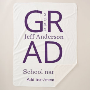 Grad Typografie modern Abschluss einfach minimal c Sherpadecke