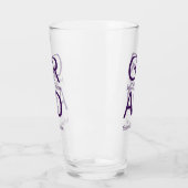 Grad Typografie moderne Abschlussfeier einfach min Glas (Links)