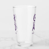 Grad Typografie moderne Abschlussfeier einfach min Glas (Rechts)