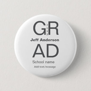 Grad Typografie Moderner Abschluss einfach minimal Button