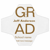 Grad Typografie Moderner Abschluss einfach minimal Fußball (Flach)