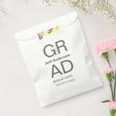 Grad Typografie Moderner Abschluss einfach minimal Geschenktütchen (Versiegelt)