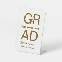 Grad Typografie Moderner Abschluss einfach minimal