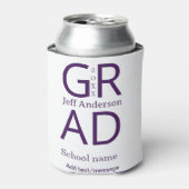 Grad typography modern graduation simple minimal c dosenkühler (Kanne Vorderseite)