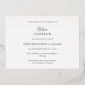 Grad U Multi 6 Foto Foil Abschluss Ankündigung (Rückseite)