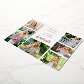 Grad U Multi 6 Foto Foil Abschluss Ankündigung (Gedreht)